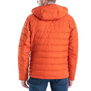 Vestes d'hiver personnalisées OEM pour hommes High Street col à capuche décontracté imperméable et coupe-vent avec matériau en polyester - Product Image 2