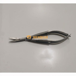 Tijeras para cutículas dentales de alta calidad con herramienta de manicura y recorte de uñas de microresorte de acero inoxidable - Product Image 3