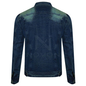 Chaqueta de Mezclilla para Hombre, Estilo Casual, Moda Urbana, Precio Bajo, Alta Calidad, 100% Algodón, Transpirable, Ligera, para Uso Diario - Product Image 3