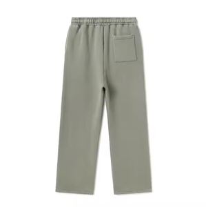 Pantalon de sport pour hommes, tissu extensible coupe ajustée, cordon de serrage, taille, fabricant OEM, pantalon de survêtement uni pour hommes, 100% de coton - Product Image 2