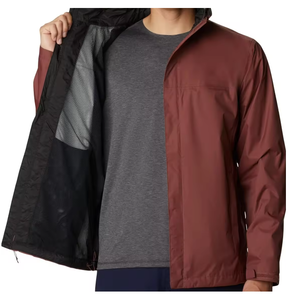 Gran oferta, chaqueta de carcasa suave Premium para hombre, cierre de cremallera completa Negra, cuello levantado, impermeable, transpirable, recubierto para invierno - Product Image 3