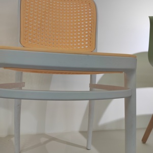 Hotel moderno Vintage ratán <span class=keywords><strong>madera</strong></span> sillón café comedor sillas caña <span class=keywords><strong>silla</strong></span> para Hotel boda evento - Product Image 3