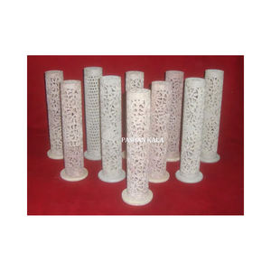 Piedra Natural hecha a mano, la mejor torre de palo de incienso de arte Floral tallado a mano para decoración de hogar y Hotel, regalos corporativos - Product Image 1