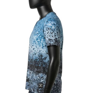 Camisetas de cuello redondo con estampado Digital de secado rápido, tela elástica de poliéster, diseño ligero transpirable para hombres, ropa deportiva para gimnasio y Fitness - Product Image 4