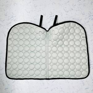 Premium Quilted Cotton Fabric Saddle Pad Decorative Cord Trim | Durable Comfortable All-Purpose Saddle Pad <b>Polyester</b> <b>Filling</b> - Product Image 3