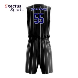 El mejor Chaleco de baloncesto con logotipo personalizado, diseño transpirable, reversible, uniforme de camiseta, pantalones cortos de talla grande, estampado, lo último en sublimado - Product Image 6