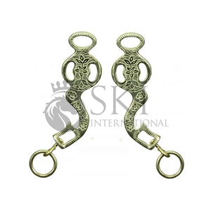 Meilleure qualité en acier inoxydable Hackamore Shanks ancien Offre Spéciale équitation Bitless Western Bits OEM ODM produits équestres - Product Image 1