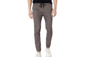 Pantalon de jogging et survêtement en coton biologique de haute qualité pour homme, nouvelle collection 2026, avec fermeture éclair, noir, modèle C - Product Image 4