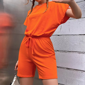 2025 nouveau été personnalisé femmes ensembles femmes robes ensemble sport à manches courtes t-shirt et Shorts nouveau 2 pièces femmes vêtements ensembles - Product Image 4