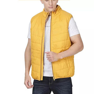Chaleco Acolchado Informal de Lona Personalizado para Hombre, Impermeable, Talla Grande, Sin Mangas, para Primavera - Product Image 4