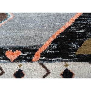 Tapisserie murale bohème Aubusson, motif hipster fait main 'Om Nama Shivaya', design mandala vintage tissé pour la décoration du salon - Product Image 3