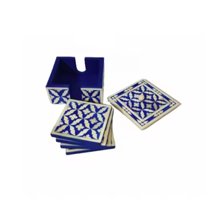 Best Selling Premium Handmade Bone Inlay <b>Coaster</b> Set Bulk Supplies <b>Drink</b> <b>Coaster</b> Tableware Decor Accessories Mats & Pads - Product Image 6