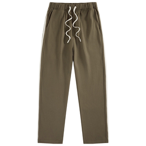 Fabricant de vêtements sur mesure, pantalon de jogging droit d'hiver, mélange de coton, respirant, écologique, pantalon pour homme grande taille - Product Image 3