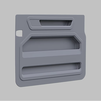 Juego de molduras interiores de alta calidad VKM PLASTIK, el más vendido, para TRANSPORTER T5/T6, modelo de bolsillo para puerta corredera, de plástico ABS termoformado al vacío