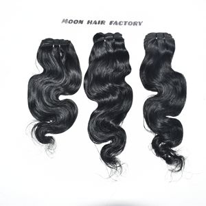 Extensions de cheveux longs Bodywave 100% naturelles, aspect naturel, texture douce et soyeuse, disponibles à la vente par l'exportation - Product Image 6