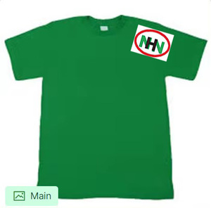 เสื้อยืดถักผ้าฝ้าย100% สำหรับผู้ชายเสื้อยืดถักสีพื้นไซส์ใหญ่พิเศษแบบลำลองมีสไตล์ - Product Image 1