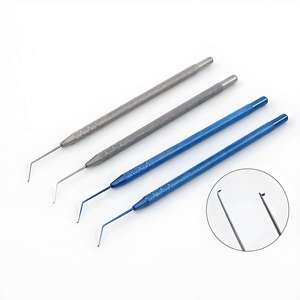 INSTRUMENTO QUIRÚRGICO MANUAL DE ACERO PHACO CHOPPER OFTÁLMICA MICROCIRUGÍA LENTE MANIPULACIÓN GANCHO Reutilizable por Hosanna Surgical - Product Image 4