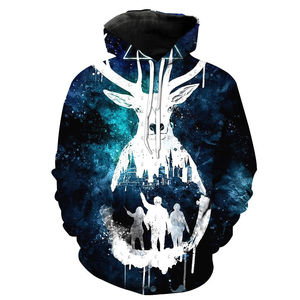 Vente en gros de sweat à capuche à sublimation personnalisé pour hommes pullover en polyester 3d blanc avec fermeture éclair vêtements de sport en vrac à la mode vêtements de sublimation - Product Image 1