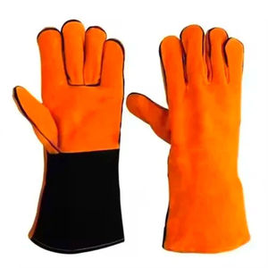 Guantes de soldadura de cuero duraderos para TIG y MIG ODM/OEM Protección de manos disponible para trabajadores de seguridad - Product Image 6