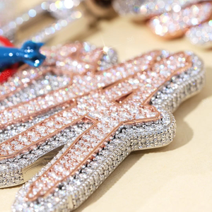 Collier pendentif hip-hop serti de diamants en moissanite VVS de conception optimale avec argent 925, design personnalisé pour les rappeurs, à porter tous les jours - Product Image 2