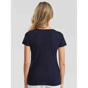 Camiseta Promocional Personalizada para Mujer, Diseño con Cuello en V para Mayor Comodidad - Product Image 3