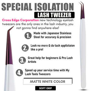 Pince à cils avec logo personnalisé Fournitures de beauté Marque privée Pince à épiler Extension de cils Pince à épiler pour cosmétiques - Product Image 2