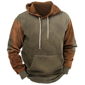 100% Cotton Hooded Man Hoodi Oversized Hoodie Men Vintage Pullover Casual Hooded <b>Sweatshirt</b> <b>Retro</b> Pullover Streetwear - Product Image 5