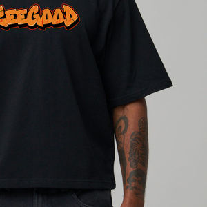 T-shirts pour hommes de haute qualité avec logo personnalisé, 230 g/m², 100 % coton/fibre de bambou, coupe ample, épaules tombantes, respirants, séchage rapide - Product Image 6