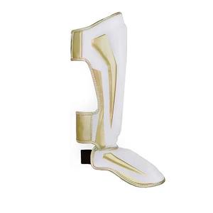 Gants de boxe en cuir et PU avec protège-tibias et protège-tibias élastiques avec logo personnalisé OEM pour enfants et adultes Protection professionnelle - Product Image 3