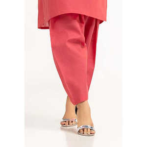 Pantalon décontracté pour femme, style harem, teint en fil, coupe ample, taille élastique, respirant, taille 3XL, modèle Animal WGK-TRS-DY-412 - Product Image 3