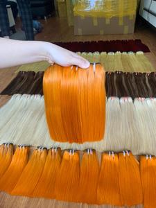 Extensions de cheveux humains de couleur orange cheveux bruts vietnamiens de qualité supérieure vente en gros directe d'usine - Product Image 4