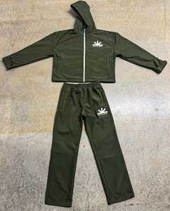 Conjuntos Deportivos Personalizados de Felpa Francesa 100% Algodón, Conjuntos Deportivos Holgados con Sudadera con Capucha y Cremallera y Pantalones Deportivos para Hombre - Product Image 1