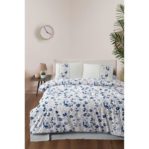 Juego de funda nórdica de algodón turco 100%, juego de pijama, ropa de cama cómoda de doble cara con bordado, ropa de dormir de lujo - Product Image 6
