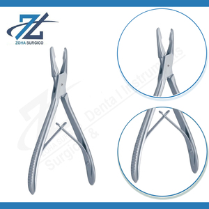 Pinza Jansen Rongeur de Curva Corta con Junta Roscada de 8 mm, Mordida de 152 mm de Largo, Instrumentos Quirúrgicos Manuales de Acero Inoxidable, Certificación CE - Product Image 3