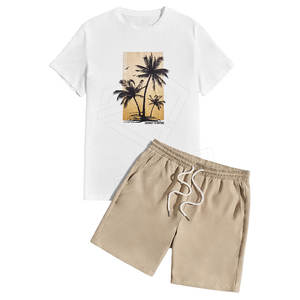 Conjunto de Pantalones Cortos Casuales de Verano para Hombre, Diseño Personalizado, Talla Grande, con Logotipo Personalizado, 100% Algodón Transpirable, Precio de Fábrica - Product Image 1