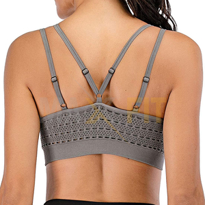Soutien-gorge de sport en coton à séchage rapide de haute qualité pour femmes conception personnalisée soutien-gorge de yoga de gymnastique de fitness grande taille à vendre - Product Image 5