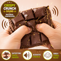 Jouets Squishy au chocolat croustillant Southpeak, jouets sensoriels à presser, vente en gros, usine OEM
