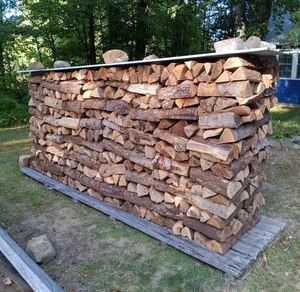 Round Wood <b>Log</b> Storage Bins for Firewood Organization Outdoor Indoor Use. - Product Image 6