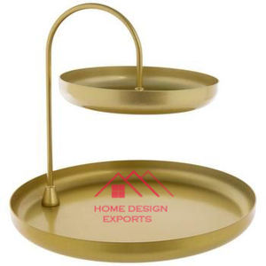 Présentoir à gâteau en métal pour la maison Présentoir à gâteau en métal décoratif de table d'hôtel de maison de luxe à haute vente - Product Image 2