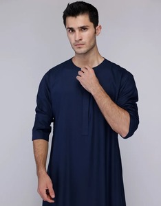 Ropa islámica más vendida hombres Thobe musulmán árabe Thobe venta al por mayor precio barato ropa islámica hombres Thobe Jubba para hombres - Product Image 1