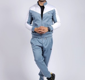 Ensemble de survêtement unisexe Mono Rider personnalisé avec fermeture éclair, léger, à séchage rapide, 100% coton, coupe-vent, avec capuche, veste et short, 2 pièces - Product Image 2