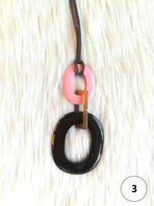 จี้เขาควายขัดเงา เครื่องประดับแฟชั่นออร์แกนิกแบบมินิมอล - Product Image 4