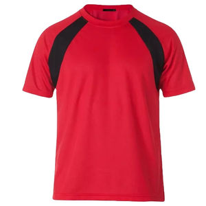 T-shirt décontracté à manches courtes et col rond pour homme, coupe classique, 100% coton, imprimé à l'écran, motif lettres, respirant, séchage rapide - Product Image 1