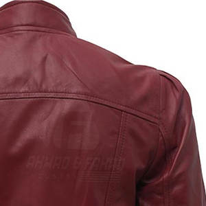 Chaqueta de Cuero para Mujer de la Mejor Calidad, Cierre de Cremallera, Cuello Alto, Tejida, Transpirable, Ecológica, Cómoda, Todos los Colores y Tallas - Product Image 4