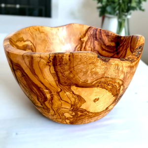 Moderno Tazón de Madera Hecho a Mano para Frutos Secos y Dátiles, Forma Redonda, Diseño Personalizado para Uso Diario y Fiestas - Product Image 1