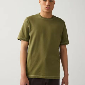T-shirt streetwear à la mode pour hommes Fournisseur personnalisé Vêtements décontractés pour usage quotidien Distribution en gros - Product Image 1