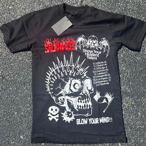 Camiseta caliente con diseño sublimado para hombre, nuevas camisetas ligeras a la moda, venta al por mayor, Camiseta de algodón 100% para hombre, ajuste holgado impreso - Product Image 1