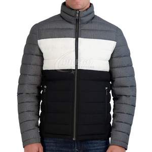 Nouvelle parka d'hiver rembourrée avec logo imprimé, 100% polyester, vente chaude, style personnalisé, veste matelassée pour homme - Product Image 1