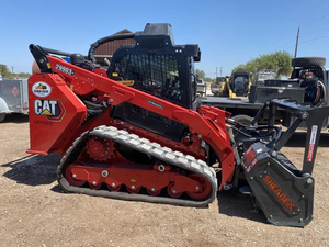 CAT Skid Steer <b>Loader</b> Forestry Mulcher Track <b>Loader</b> Land Clearing Farm Machinery Brush Cutter Hydraulic Compact Track <b>Loader</b> - Product Image 2