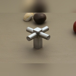 Bán buôn hiện đại chải thép không gỉ hình chữ thập <span class=keywords><strong>T</strong></span>ủ núm ngăn kéo kéo <span class=keywords><strong>t</strong></span> thanh xử lý đồ nội thấ<span class=keywords><strong>t</strong></span> phần cứng nhà máy OEM - Product Image 1